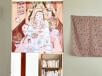 愛麗絲的茶會門簾｜Ariselin Design 其他周邊｜1