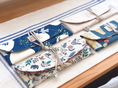 隨身餐具袋｜Ariselin Design 客製化布品｜3