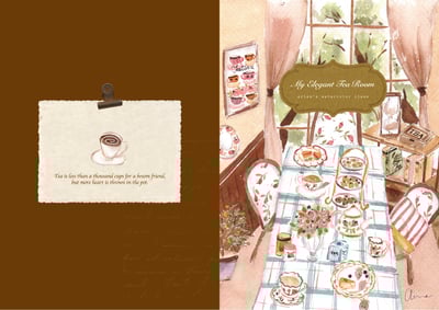 輕水彩課：優雅的紅茶教室1