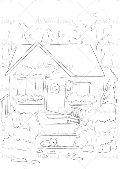 輕水彩：英式花園巡禮8