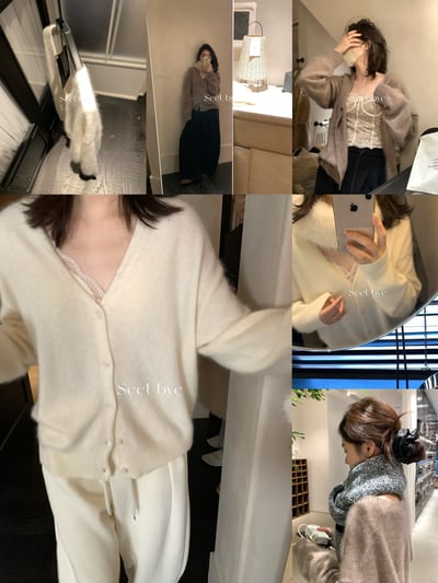 黑標｜100%山羊絨羊毛拉毛毛衣9