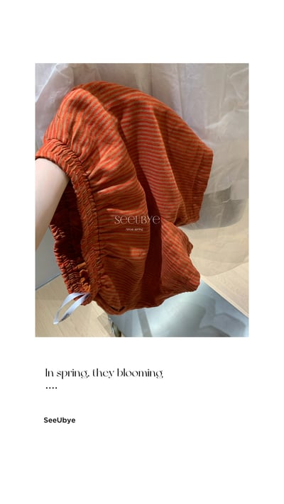 100%亞麻日系高腰短褲8