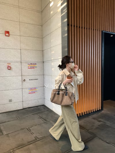 經典版型天絲廓形短風衣7