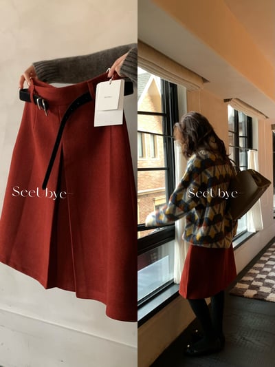 前100名送腰帶｜新年七分毛呢群1