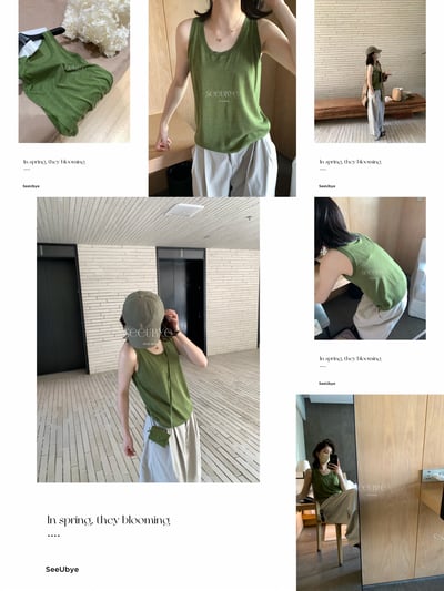 亞麻knitwear背心｜最愛穿的料子6