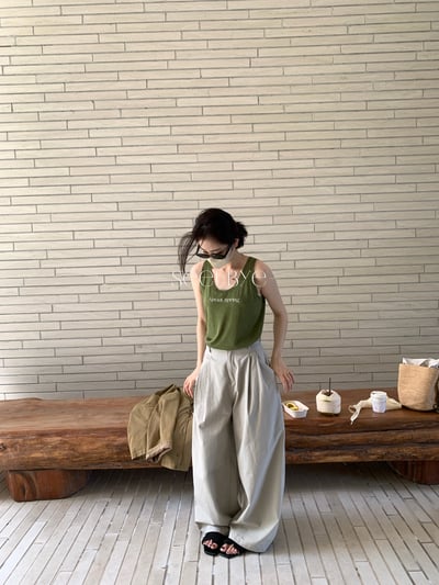 亞麻knitwear背心｜最愛穿的料子7