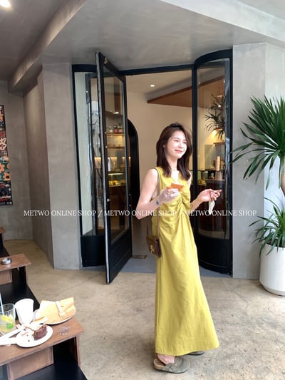 超級顯瘦顯白小綠裙6