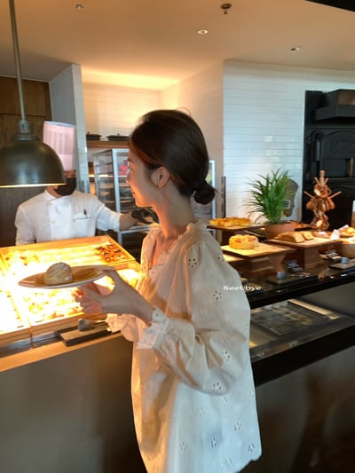 黑標|南法假日全手工勾花｜100% 全棉家居服16