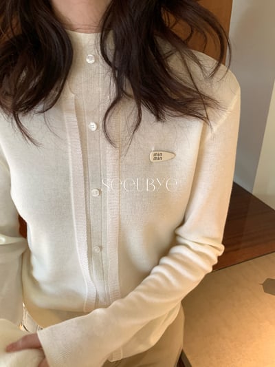 假兩件毛衫（miu)好舒服自留7