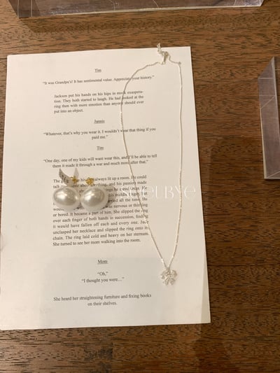 聖誕系列｜蝴蝶modelling純銀項鍊6