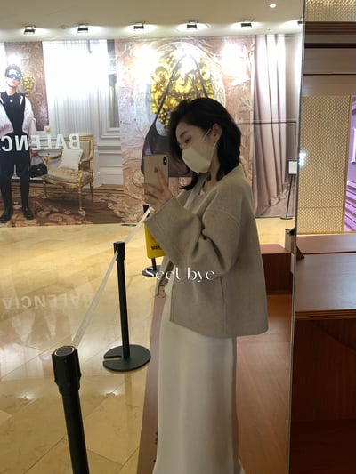 黑標｜全羊毛直筒裙9