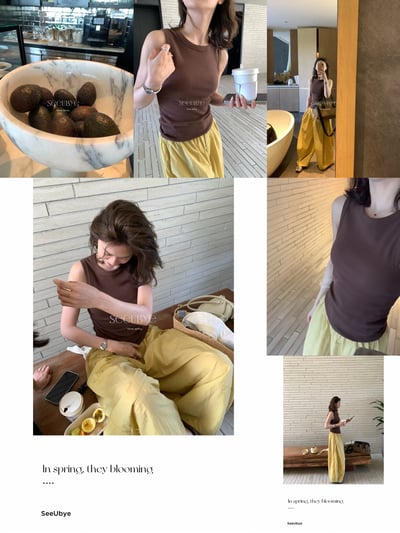 6色純棉紙片（遮副乳）工字背心3