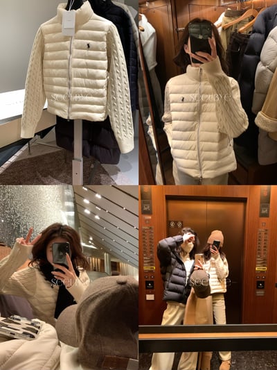 毛衣拼接拉夫/羽絨外套3