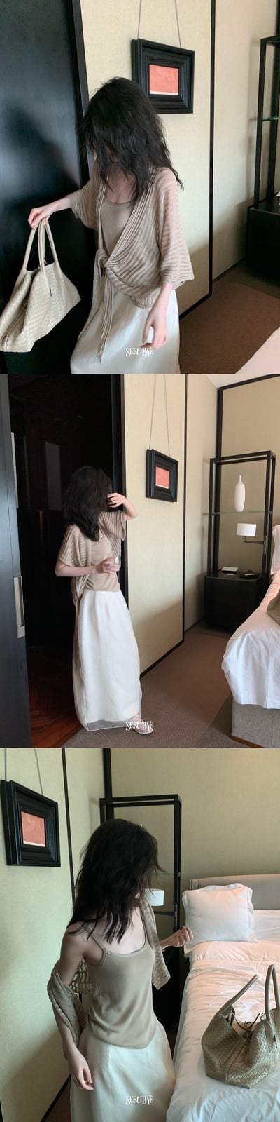 清冷矜貴兩件套「披肩+細肩帶」8