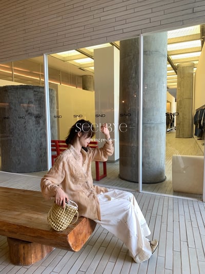 黑標｜亞麻銅氨絲法式衫 貴在料子上1