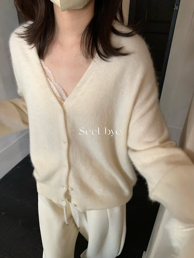 黑標｜100%山羊絨羊毛拉毛毛衣6