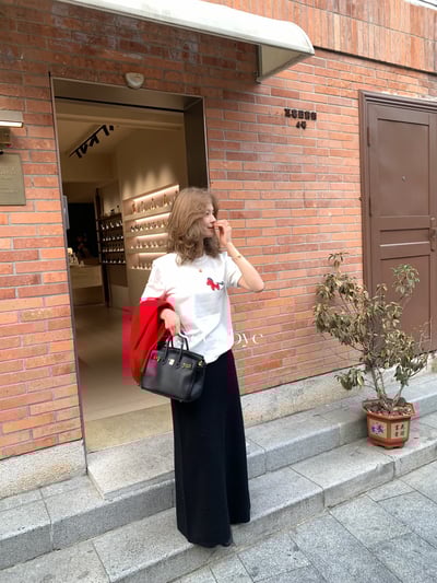 黑標｜全羊毛直筒裙6