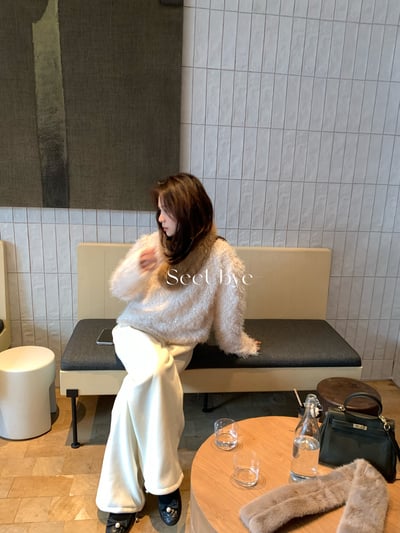 手工製作｜paillette亮片絲小上衣 裡面加了一層絲絨8