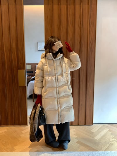 黑標線/羽絨大被子｜又輕又保暖 真正的國標羽絨/中長款羽絨外套3