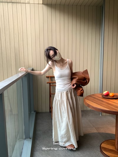 贏在料子上｜天絲蕾絲吊帶｜疊在裡面都很吸睛4