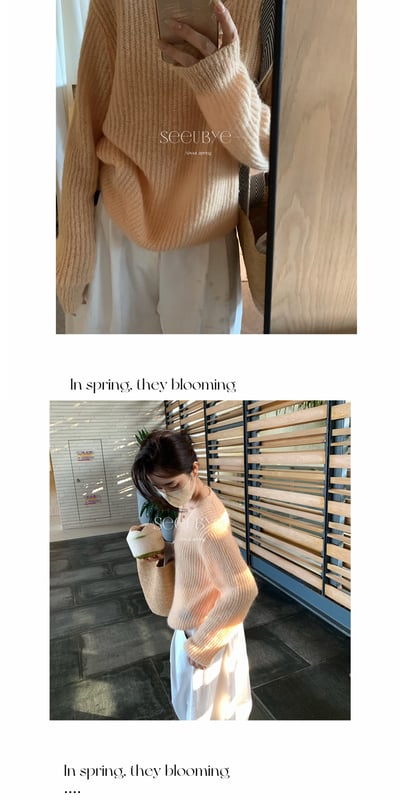 黑標｜薄棉羊毛軟糯開春毛衫 這個粉調超美4