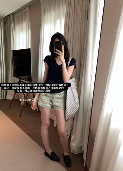 復古牛仔短褲7