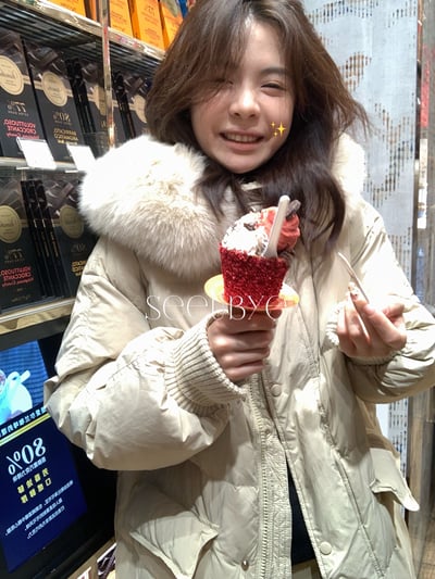 黑標｜大狐狸毛（可拆）大被子羽絨外套5