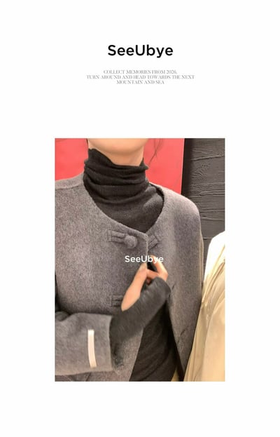 70%羊毛雙面手工盤口大衣11