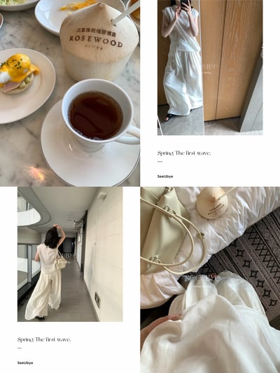 輕薄天絲小飛袖套裝｜很通勤6