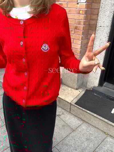 Mengkou新年紅毛衣1