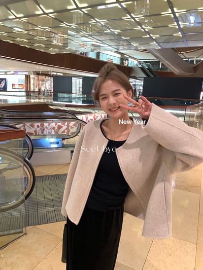 黑標｜70%羊毛雙面大衣7