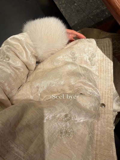 新年新中式福祿香檳羽絨外套2