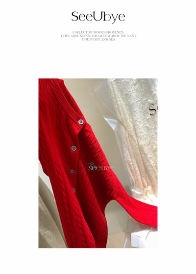 Mengkou新年紅毛衣7