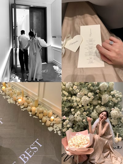 天絲飄飄群｜求婚 燭光約會藕粉長裙2