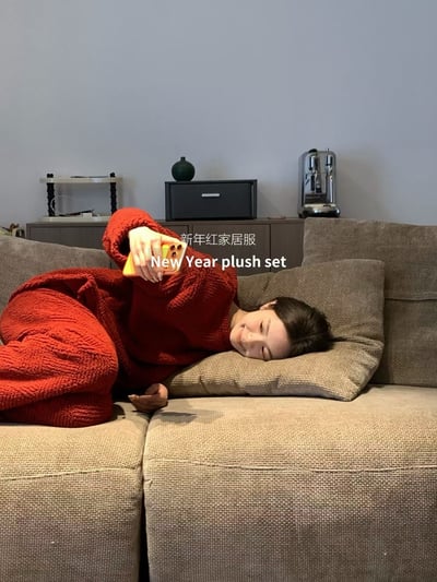 新年紅毛絨絨家居5