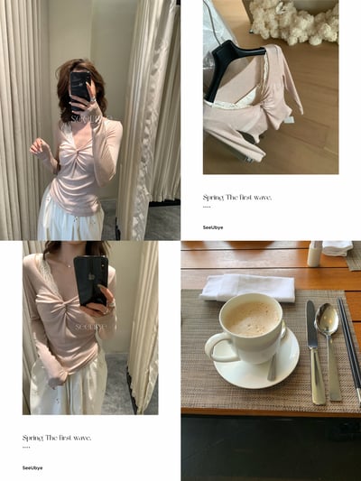 好慾的這件｜棉羊毛顯身板好美的仙仙上衣5