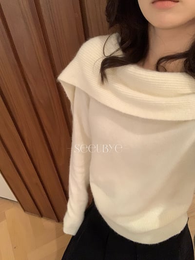 高品白標披肩毛衣4