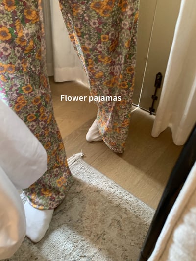 好看又舒服的一條花花睡褲5