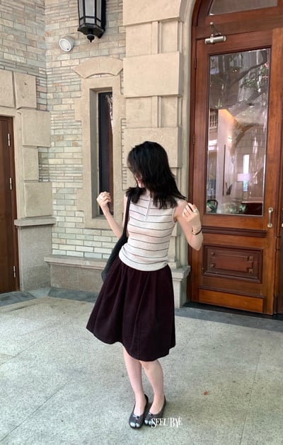 老錢風無袖拉鍊背心10