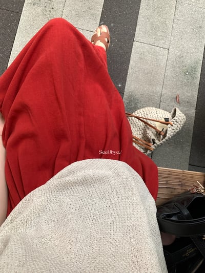 很有文藝的一條｜100%亞麻半身裙3
