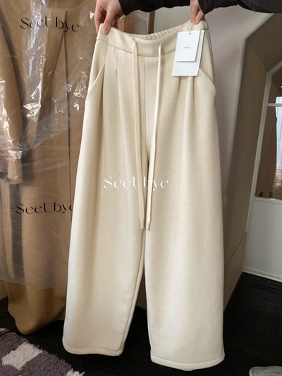 羊絨闊腿褲｜400g厚度6