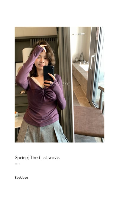 好慾的這件｜棉羊毛顯身板好美的仙仙上衣8