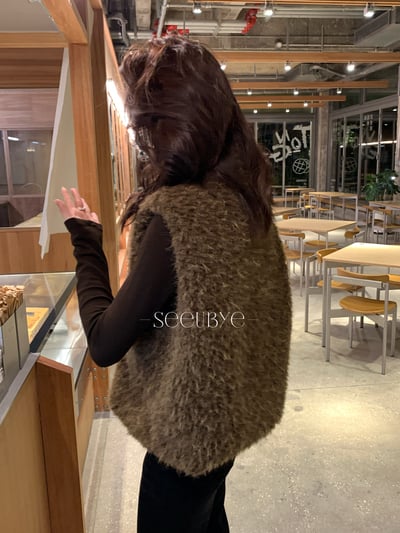 暖呼呼的小泰迪毛絨馬甲外套4