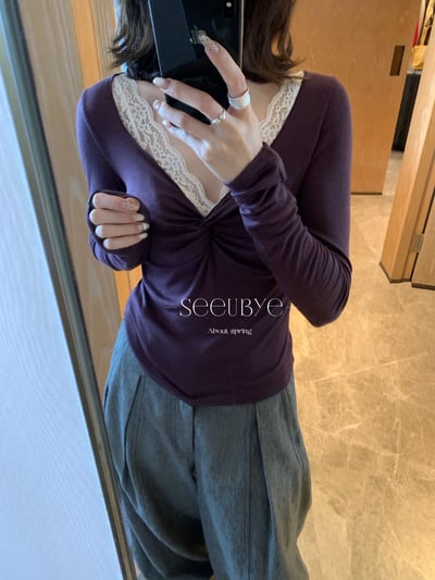 好慾的這件｜棉羊毛顯身板好美的仙仙上衣7