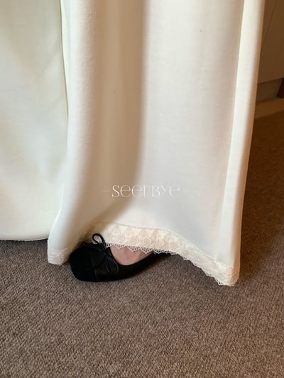 國風蕾絲毛呢褲8