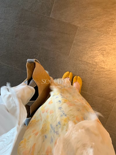 好春的黃花花裙7