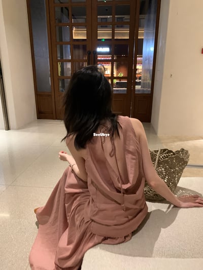 法式乾枯玫瑰連身裙2