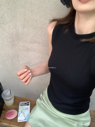 正肩背心瘦瘦上衣｜專門為遮副乳而生8