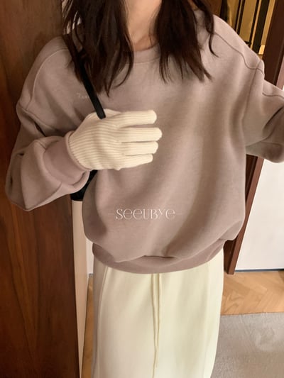 訂製藕粉色加絨hoodie5