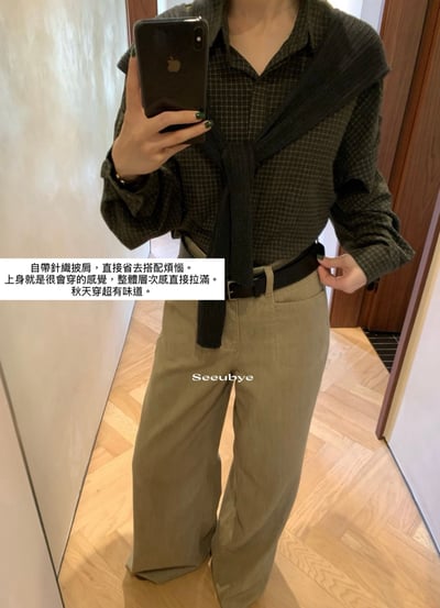 復古｜披肩兩件式襯衫7